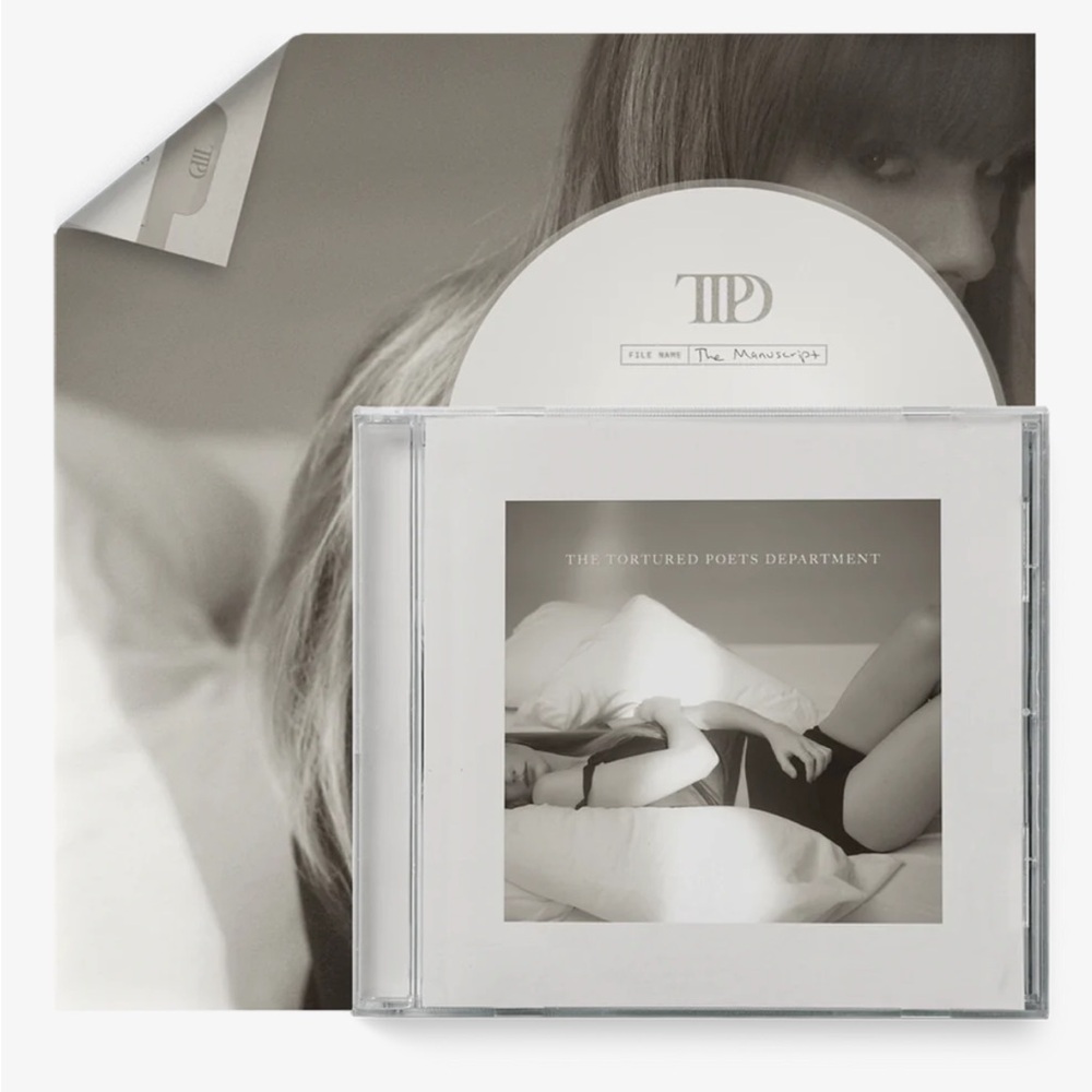 SEALED UNOPENED THE TORTURED POETS DEPARTMENT CD + BONUS TRACK "THE MANUSCRIPT"